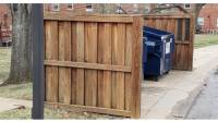 Commercical fence installation