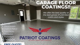 Garage floor coatings in Kansas City